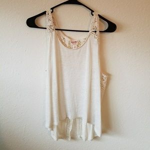 Lace tank top